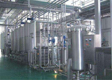 خط إنتاج الحليب المعقم بالدهون 500L 1000L 2000L آلة تجهيز الجبن الأوتوماتيكية الكاملة