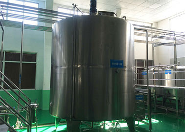 الصين سهلة التنظيف الفولاذ المقاوم للصدأ خزانات التخزين السائل جاكت اكتب لإنتاج الحليب مصنع