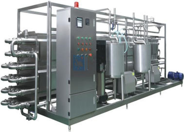 الصين كفاءة عالية أنبوبي آلة تصنيع الحليب UHT / آلة بسترة فلاش مصنع