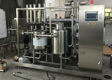 الصين آلة عصير UHT الحليب السائل ، معدات التعقيم نوع لوحة نصف تلقائي مصنع